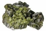Epidote Crystal Cluster - Peru #132634-1
